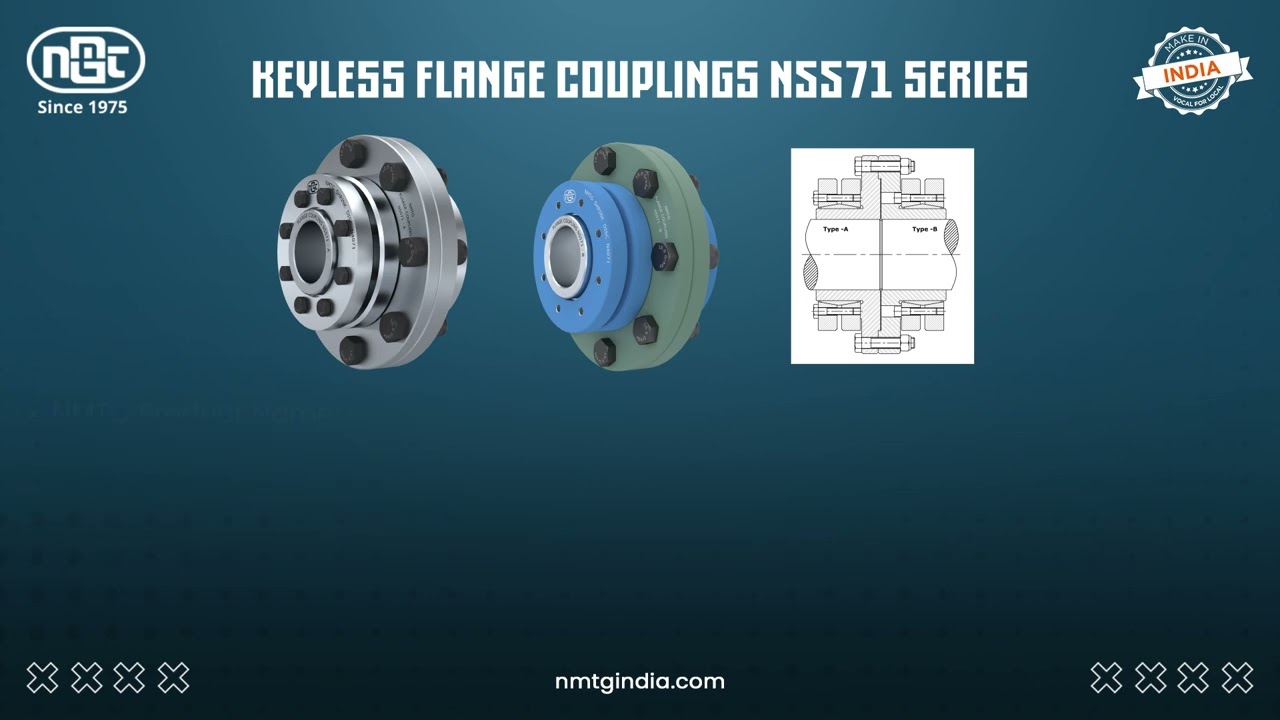 NMTG - Keyless Flange Couplings N5571 Series