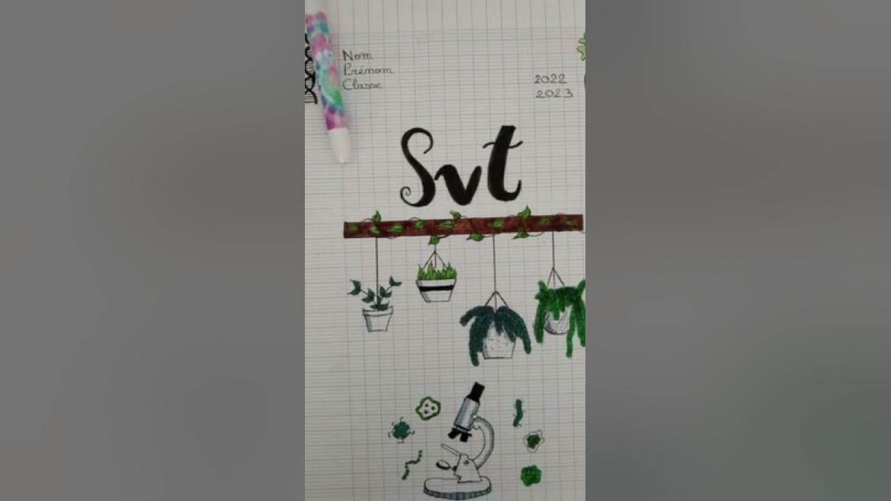 Inspiration Page De Garde Svt Idée page de garde ( S.V.T ) #idée #pagedegarde #S.V.T - YouTube