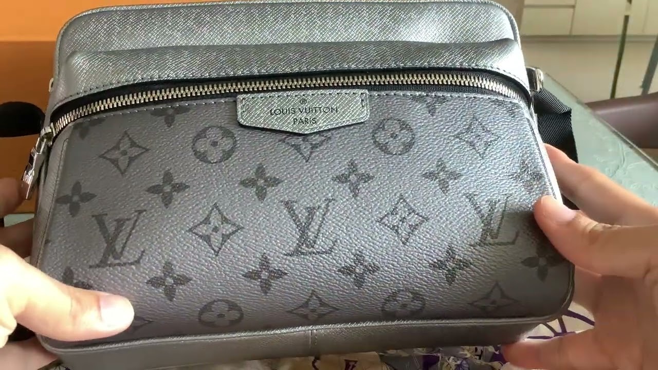 Louis Vuitton M30830 Gunmetal Gray Outdoor Messenger Unboxing