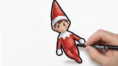 How To Draw An Elf On The Shelf (Easy) 