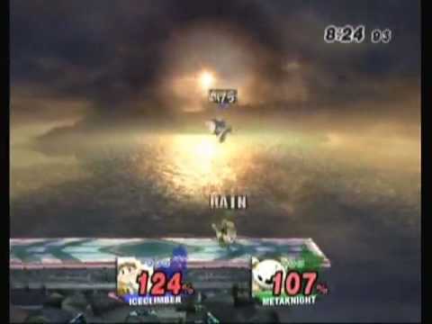 【スマブラX SSBB】かけら（アイスクライマー）vs RAIN（メタナイト）2
