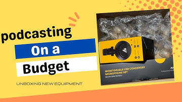 My Podcast Setup - Maono Condenser Mic AU-PM422 / Headset Unboxing and Review