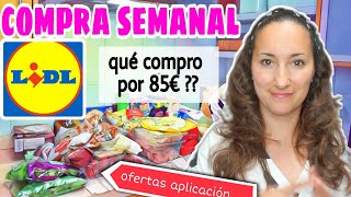 💙 COMPRA Semanal LIDL/ Qué COMPRO por 85€??/ OFERTONES con Lidl Plus/ Maricienta