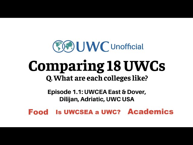 Honest talk with UWC USA, UWCSEA, Dilijan, Adriatic // How different are each UWCs???? class=