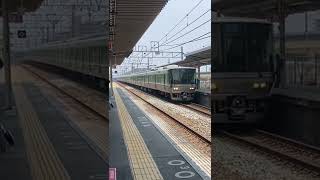 【JR西日本】新快速列車　魚住駅