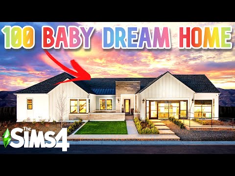 Let&rsquo;s Build: The ULTIMATE 100 Baby Challenge Home ~ Sims 4 House Building (No CC)