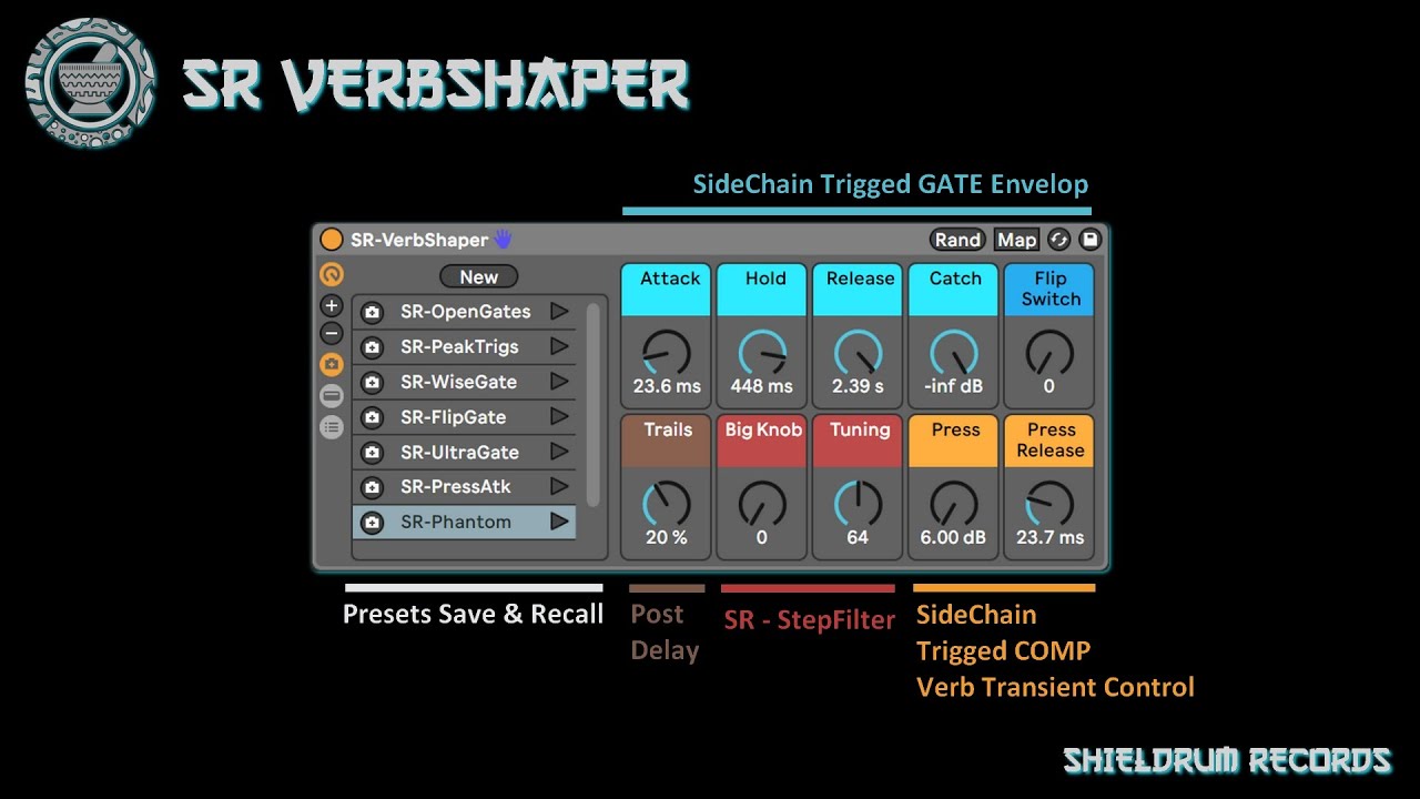 VerbShaper SR - Shieldrum Racks