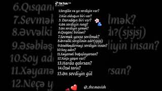 Sual Verin Cavablıyım