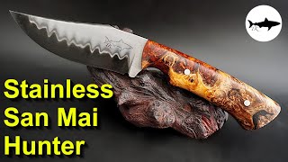 Forging a Stainless Steel Layered Hunting Knife