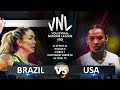 Brazil vs usa  womens vnl 2023