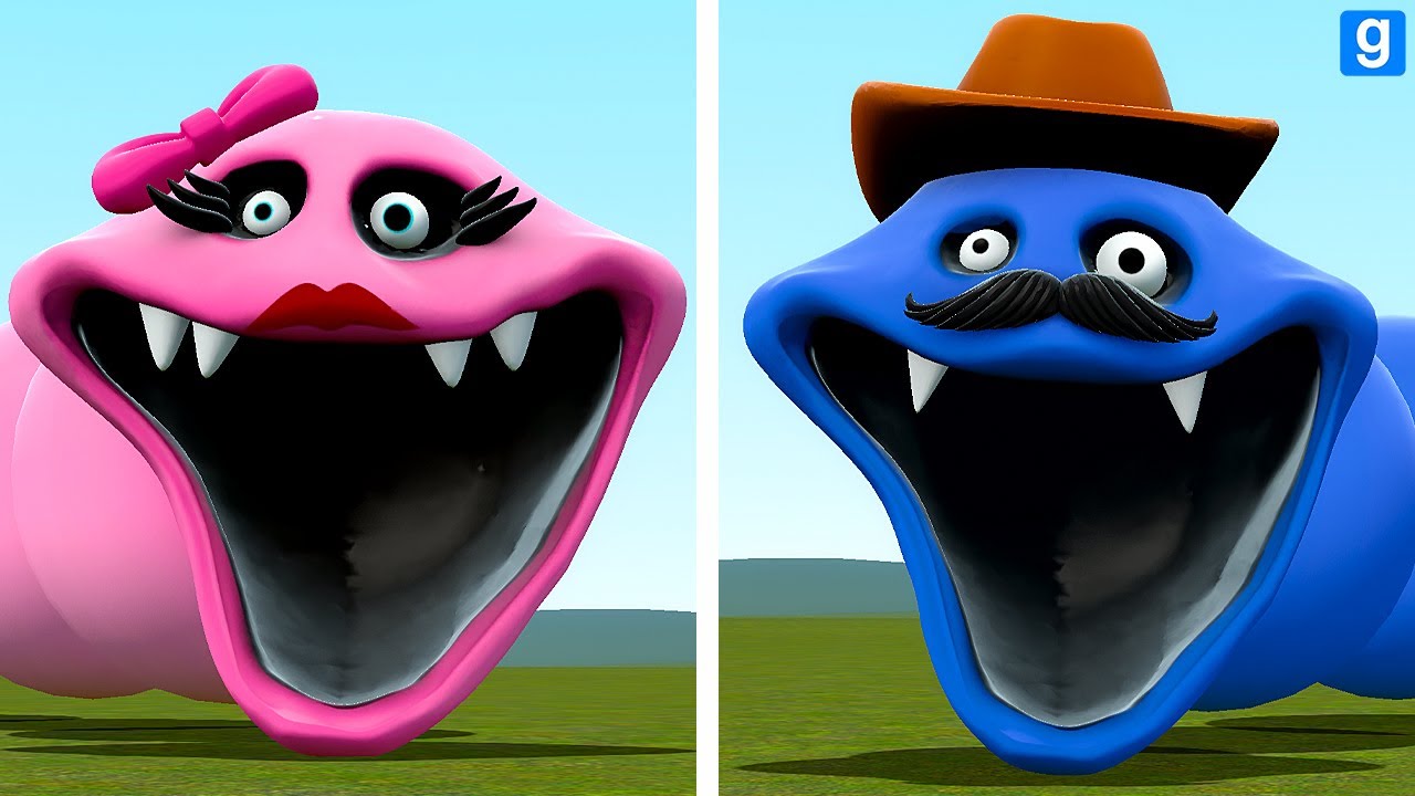 I MADE NEW ROBLOX HUNGRY WORM FAMILY In Garry's Mod