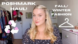 Poshmark Haul!! Fall/Winter Fashion for the Sustainable Shopper!