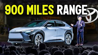 TOYOTA'S NEW EV WITH 900 Mile Range SHOCKS the Entire Car Industry!