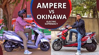 Okinawa iPraise+ vs Ampere Magnus EX Electric Scooter Comparison in Hindi in 2022