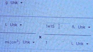 Chem21 Two Unit Map Example (2 of 2) - Calculation