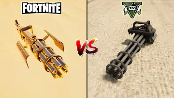 FORTNITE MINIGUN VS GTA 5 MINIGUN - WHICH IS BEST?