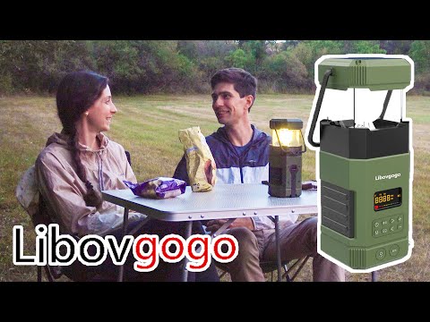 Multifunctional Libovgogo Camping Lantern with Radio & Bluetooth Speaker- Full Review