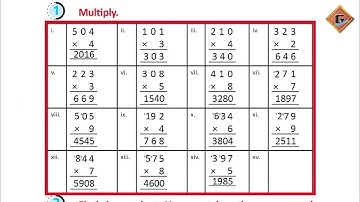 Gohar Skill Up Mathematics 4|Unit 3|Lec 3|Multiplying 3digit numbers by 1 digit Numbers|Exercise 3.2