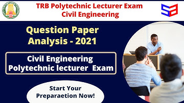 TRB polytechnic Lecturer Question paper Analysis- 2023 I Civil Engineering I Admissions Open Now!