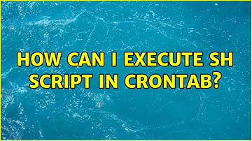Ubuntu: How can I execute SH script in Crontab?