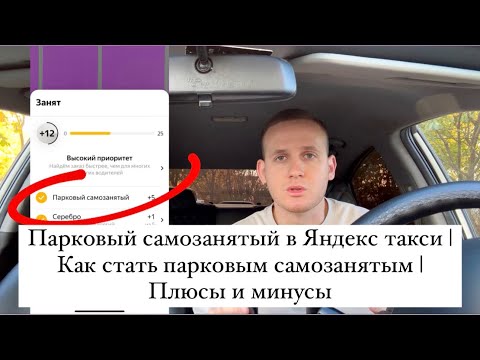 Парковый самозанятый в Яндекс такси | Как стать парковым самозанятым | Плюсы и минусы