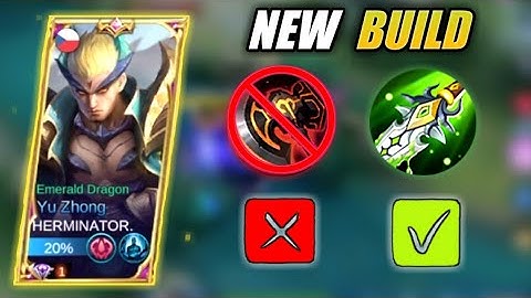 GOODBYE WAR AXE!! GAMEPLAY YU ZHONG New Build Top Global Yu Zhong - Mobile Legends