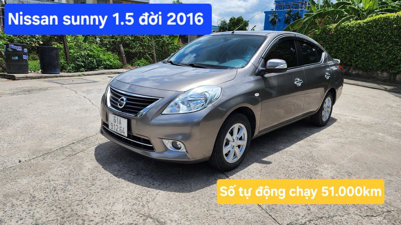 Ô Tô Lê Ân Sài Gòn | Nissan sunny 1.5 đời 2016 số tự động 51.000km vỏ theo xe còn 269t còn bớt 