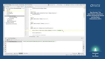 Configuring an Appium Test and a UFT Developer Test to Use a UFT Mobile Device