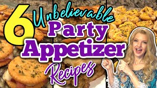 ⭐NEW⭐ Amazing PARTY APPETIZER RECIPES You Will Make Again & Again | Easy HOLIDAY PARTY APPETIZERS