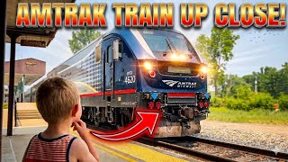 TRAIN TRACKING #34 | Visiting An AMTRAK Station!!