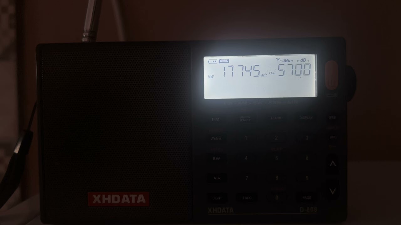 AM DX SW 17745 KHz BBC World News Service in Kinyarwanda From Malta