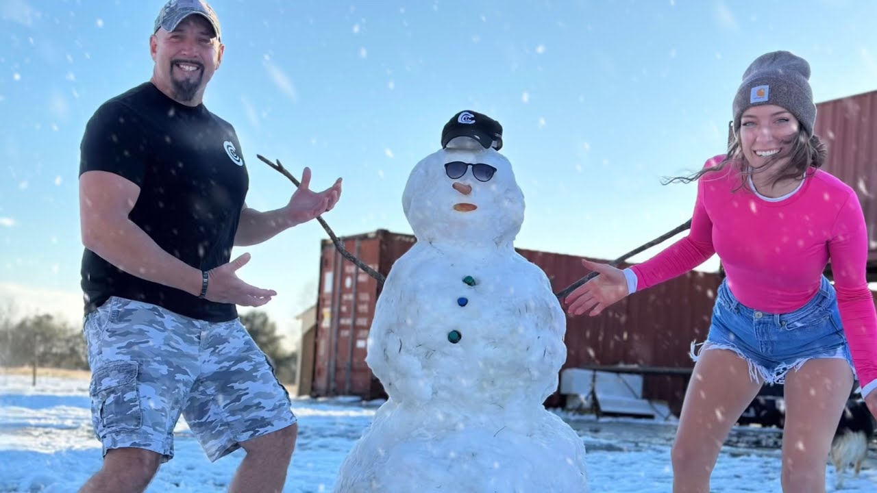 Louisiana Homestead Experiences A Once in A Lifetime Snow!