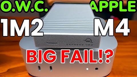 Is the OWC Express 1M2 a reliable external storage for the base Mac Mini M4?