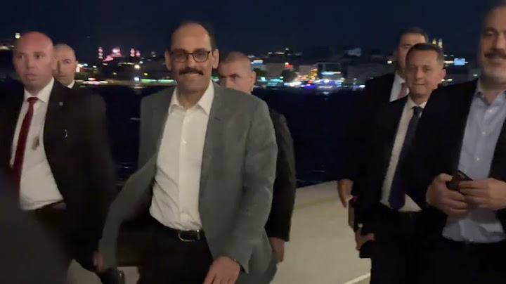 Dışişleri Bakanı Hakan Fidan ile MİT Başkanı İbrahim Kalın heyetle İstanbul’da yürüyüşe çıktı