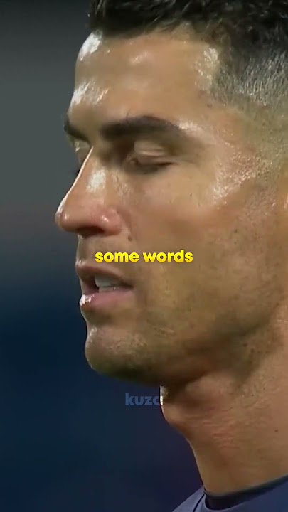 lip reader revealed what Ronaldo says to himself before free kicks 😱😳