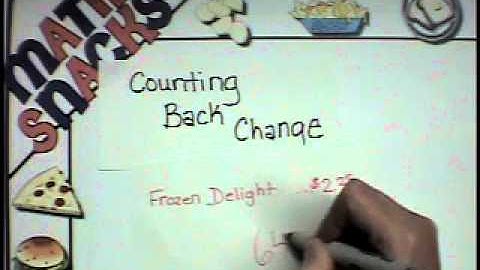 Math Snacks - Counting Back Change