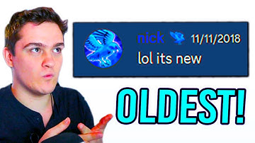 Finding The FIRST Message On My 4 Year Old DISCORD SERVER!