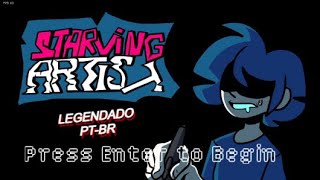 Friday Night Funkin V.s Rebecca Starving Artist Pt-Br