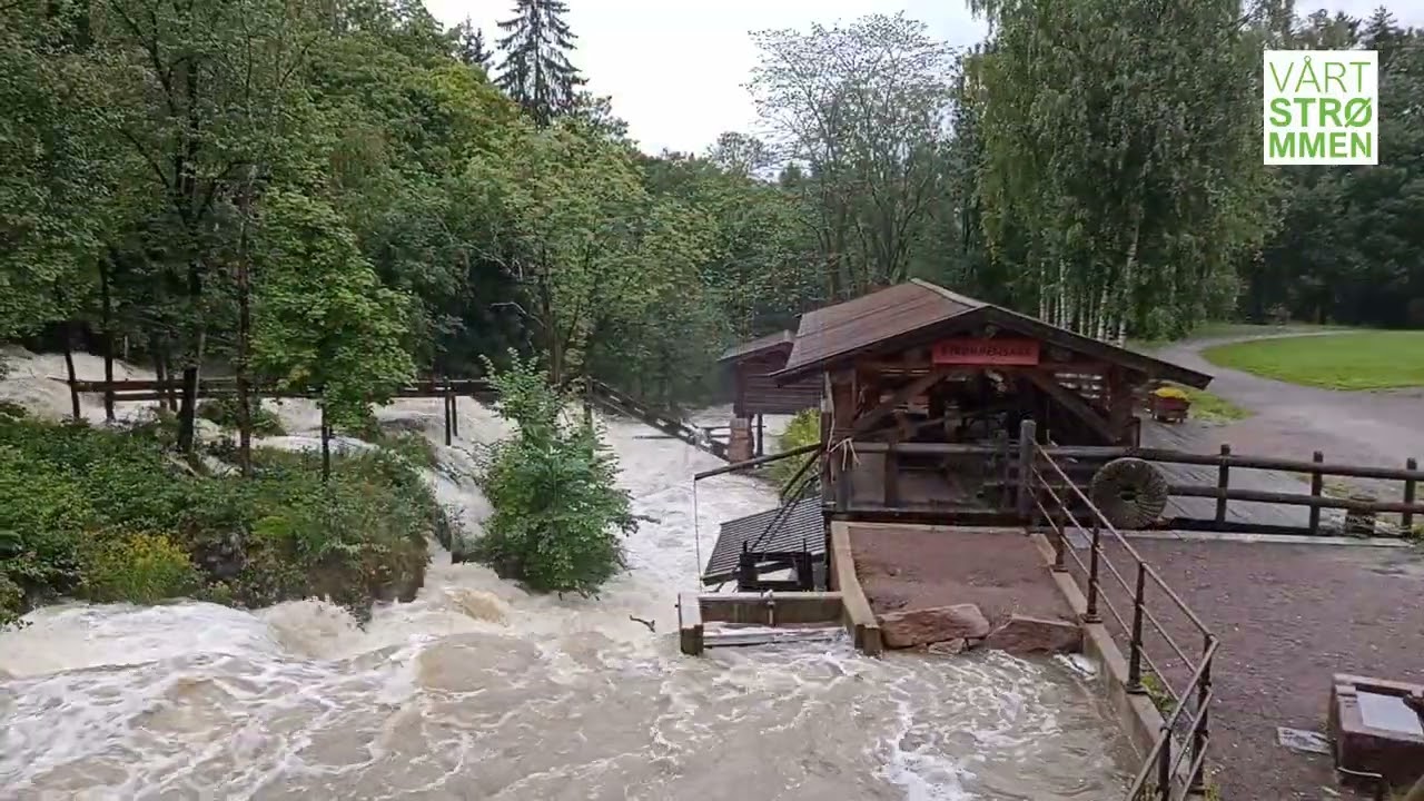 Sagelva, Sagstien og Mølleparken - dagen etter  