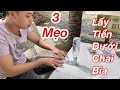 Thử Thách 3 Cách Lấy Tiền Dưới Chai Bia Cực Kỳ Bá Đạo -Mẹo Vặt Công Thức