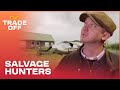 Drew Finds Hidden Treasure In Old Norfolk Boatyard | Salvage Hunters | Business Stories