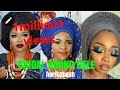 ROUND GELE : HOW TO TIE MULTI PLEATS ROUND GELE WITH ASO OKE (AFRICAN HEAD WRAP)