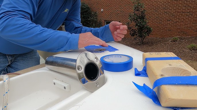 How to install flush mount rod holders 