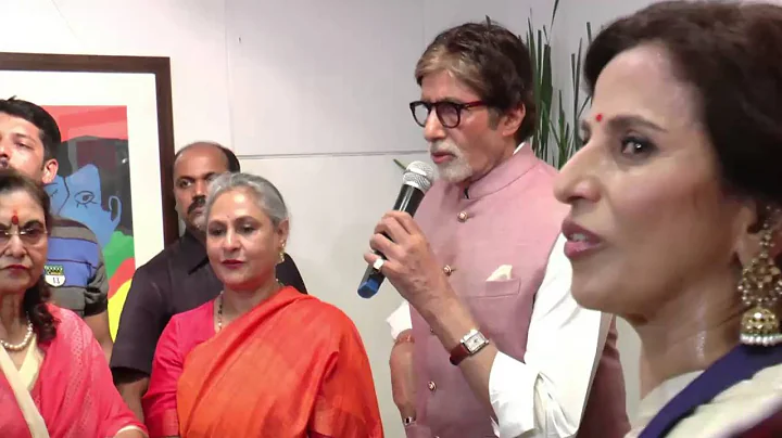 Uncut - Big B & Jaya Bachchan At the inauguration ...