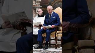 King Charles makes history, praying with Pope Leo in Sistine Chapel#royal family#britishroyalfamily