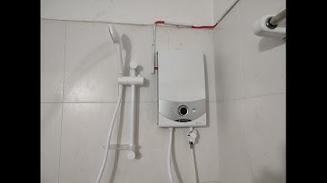 Máy nước nóng điện trực tiếp tức thời Ariston | Nhỏ gọn dễ lắp đặt sử dụng nóng liền có bơm trợ lực