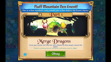 Merge Dragons Fluff Mountain event part 1