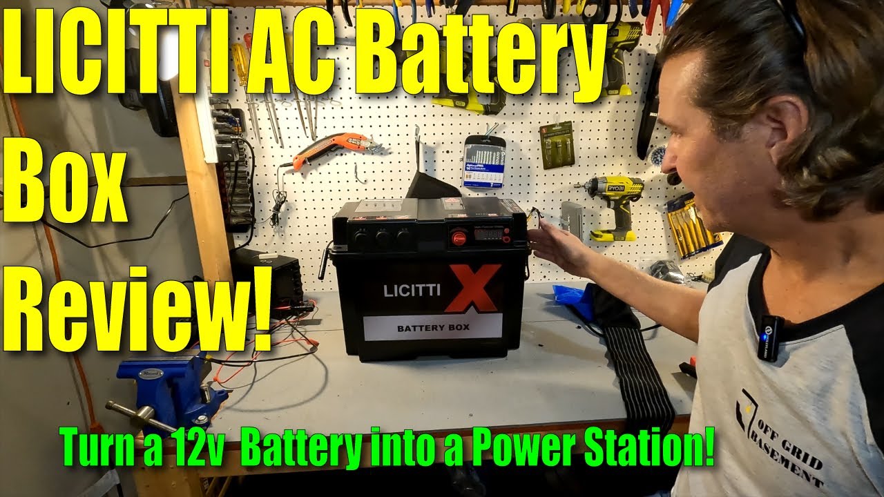 LICITTI Heavy Duty AC Battery Box Review. Turn a 12v
