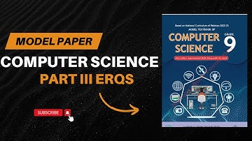 9th Computer Science | Solved Model Paper | ERQS | National Book Foundation | Fbise New Book 2024