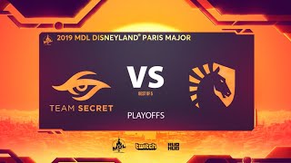 : Team Secret vs Team Liquid, MDL Disneyland Paris Major, bo5, game 1 [Smile & Adekvat]